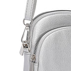 Billetera Toti  plateado para mujer