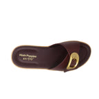 Sandalias Raiven para mujer color burgundy