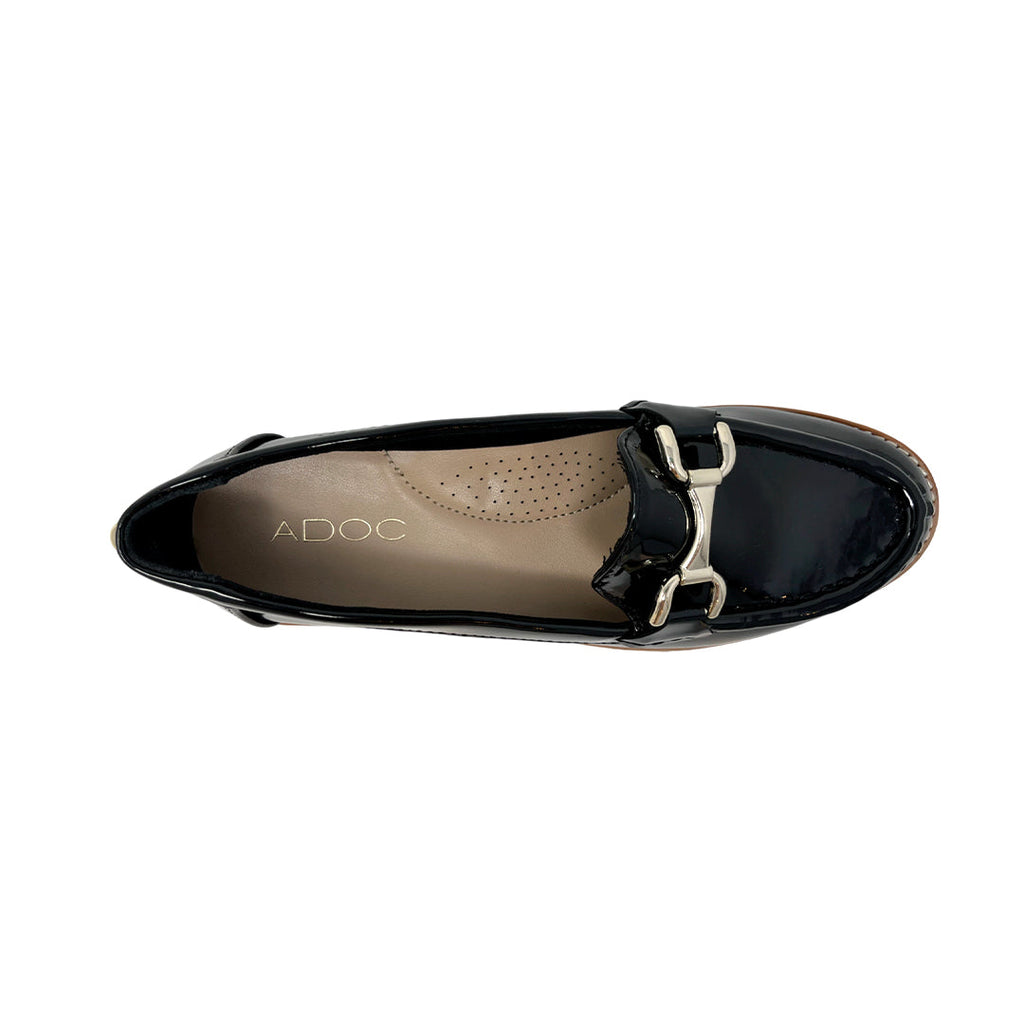 Mocasines Naava para mujer color negro