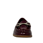 Mocasines Naava para mujer color burgundy