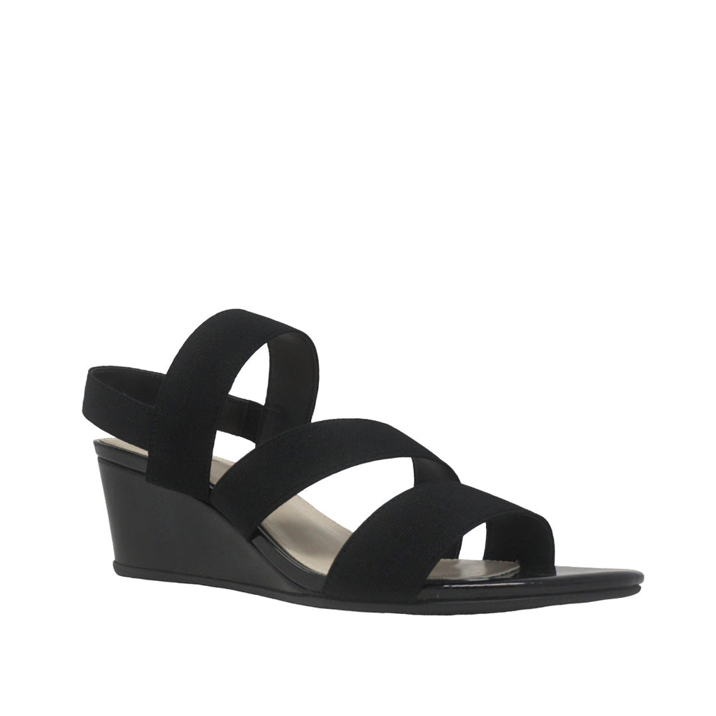 Sandalias de cuña Blessing color negro