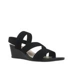 Sandalias de cuña Blessing color negro