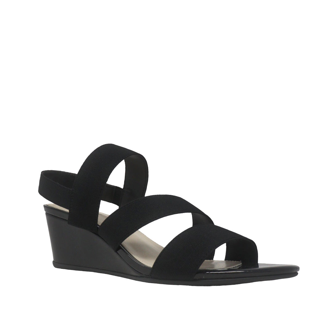 Sandalias de cuña Blessing color negro