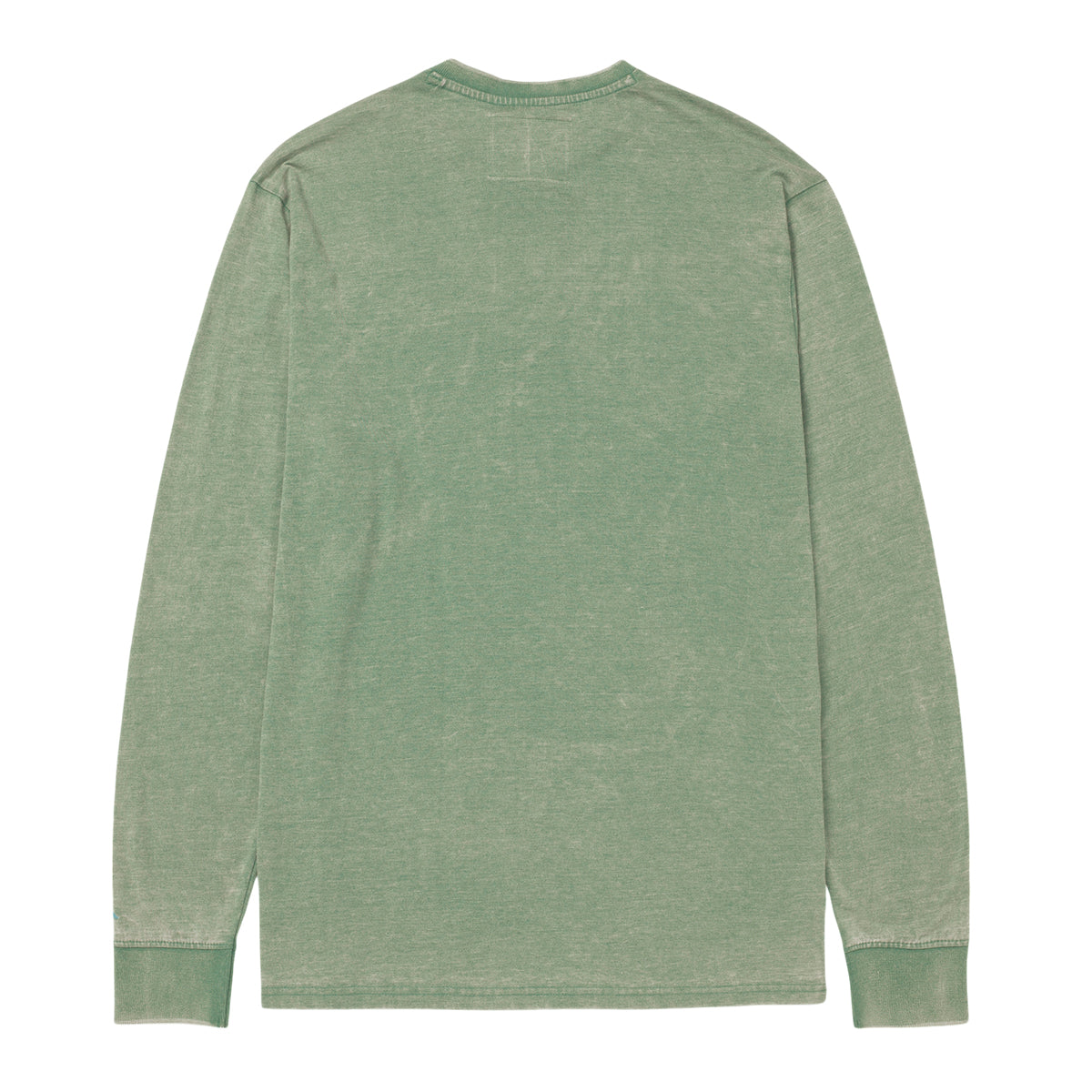 Camisa Burnout Henley para hombre color olivo