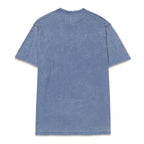 Camisa Polo Burnout Henley para hombre color azul