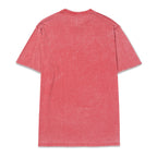 Camisa Polo Burnout Henley para hombre color rojo