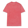 Camisa Polo Burnout Henley para hombre color rojo