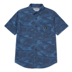 Camisa Relaxed Poplin para hombre color azul