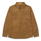 Jacket Waxed para hombre color bronce