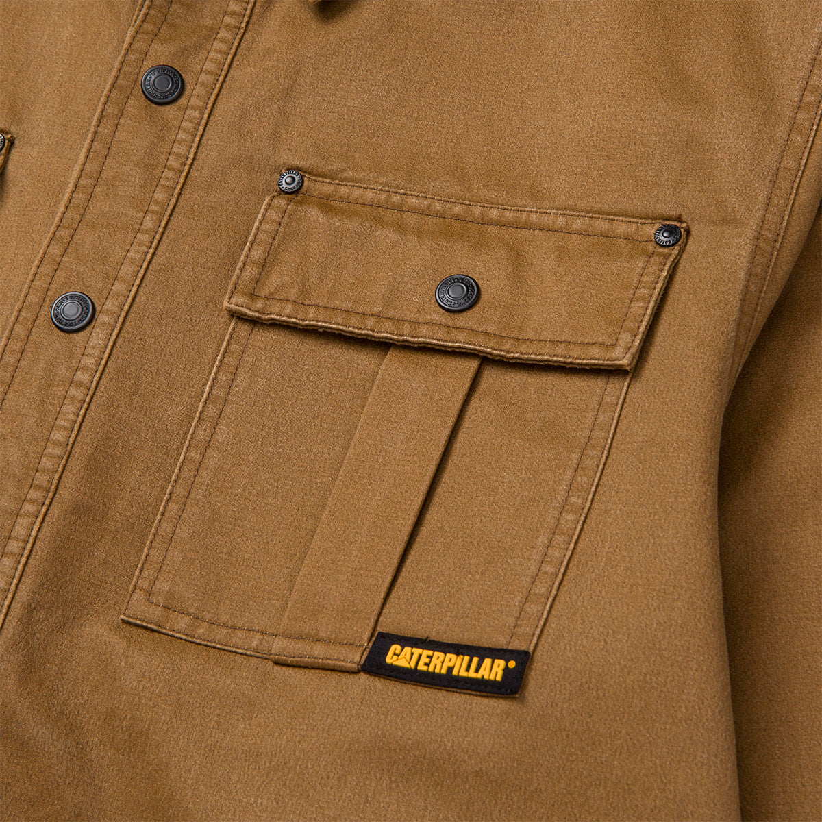 Jacket Waxed para hombre color bronce