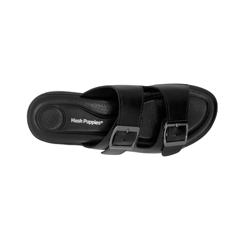 Sandalias flats Dari 2 para mujer color negro