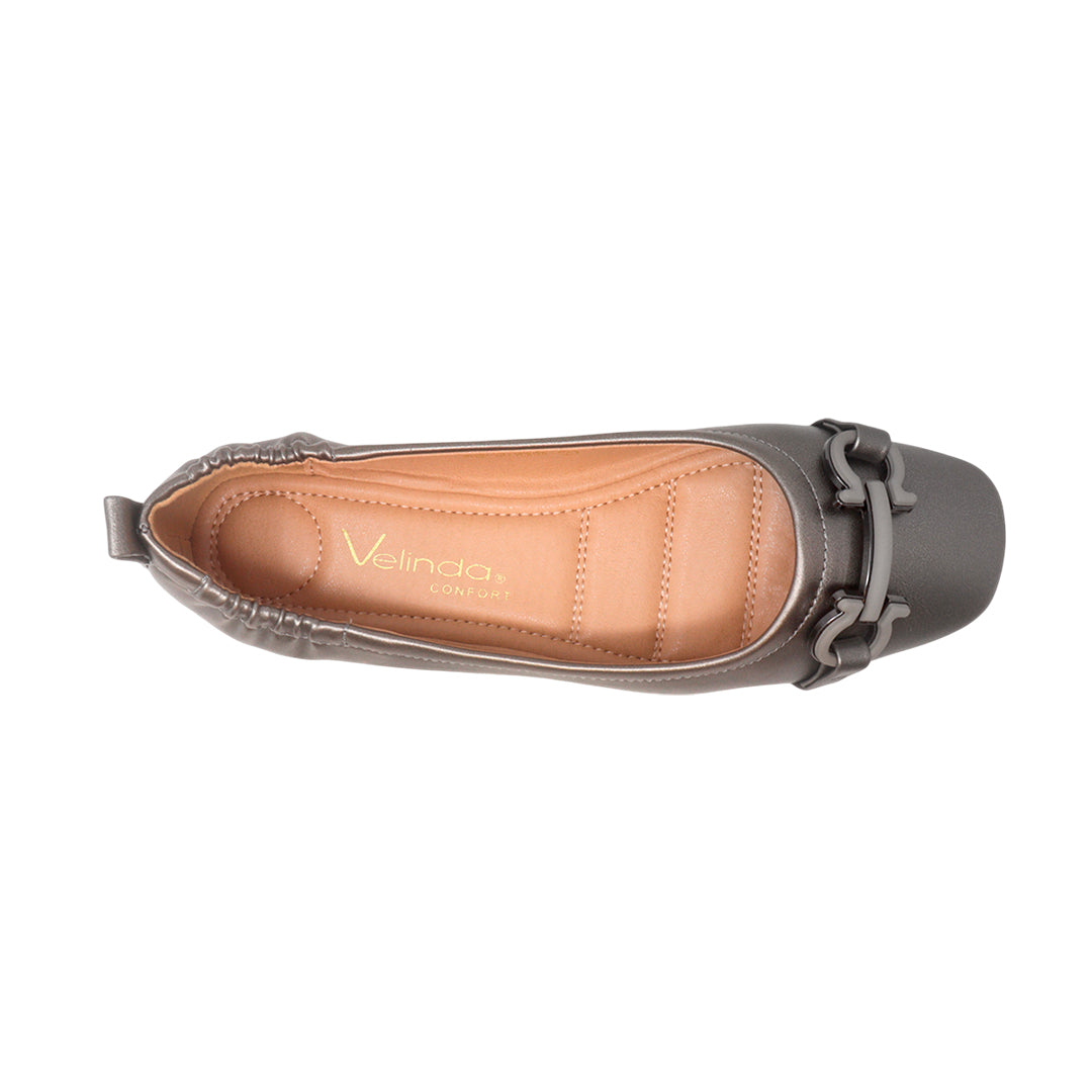 Balerinas Valery pewter