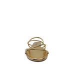 Sandalias flats Keren dorado