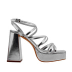 Sandalias Oba plateado