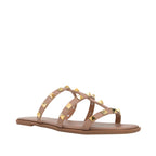 Sandalias flats Valeria taupe