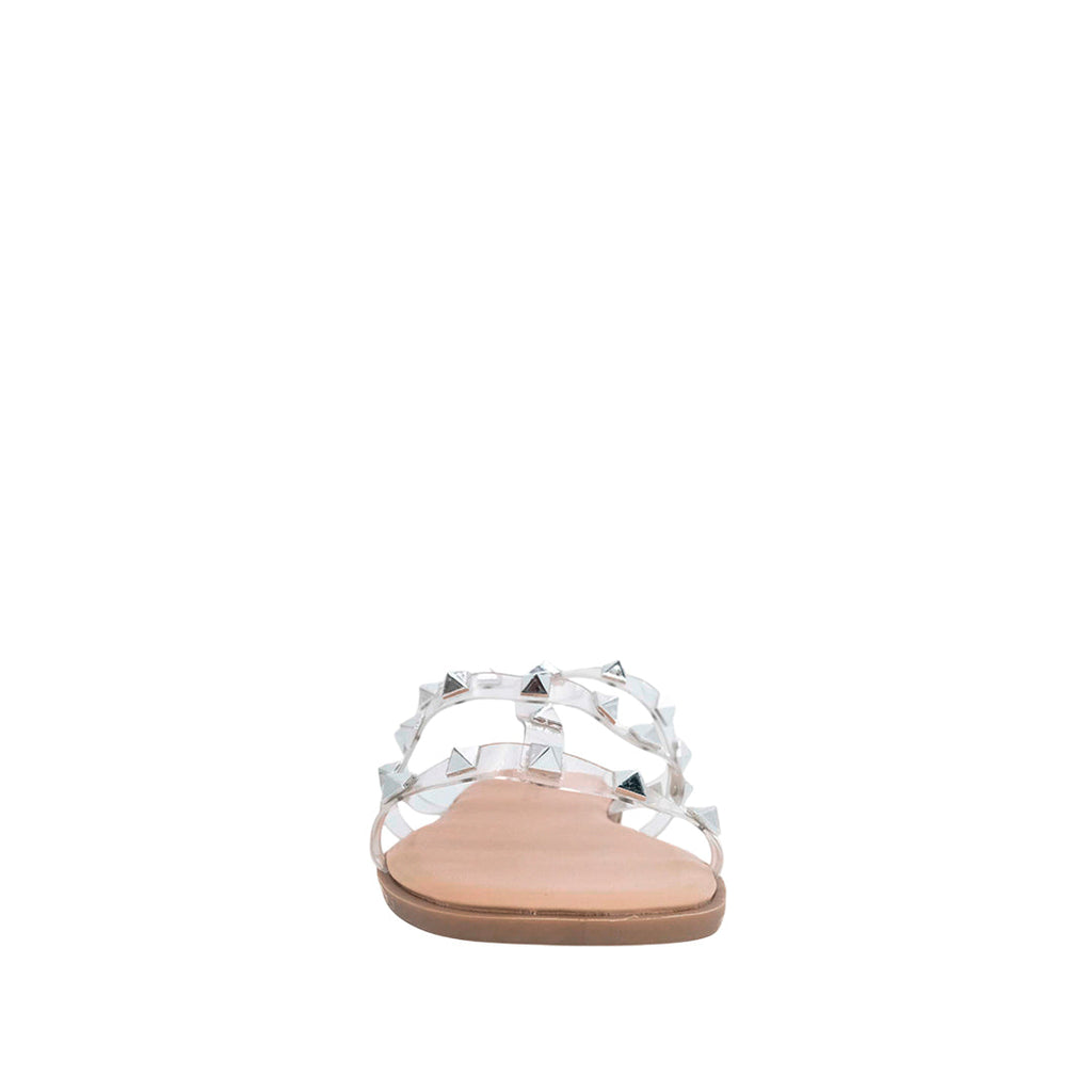 Sandalias flats Valeria blanco
