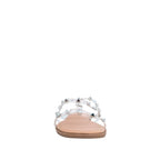 Sandalias flats Valeria blanco