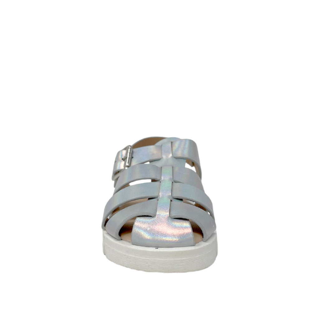 Sandalias Tally color plateado