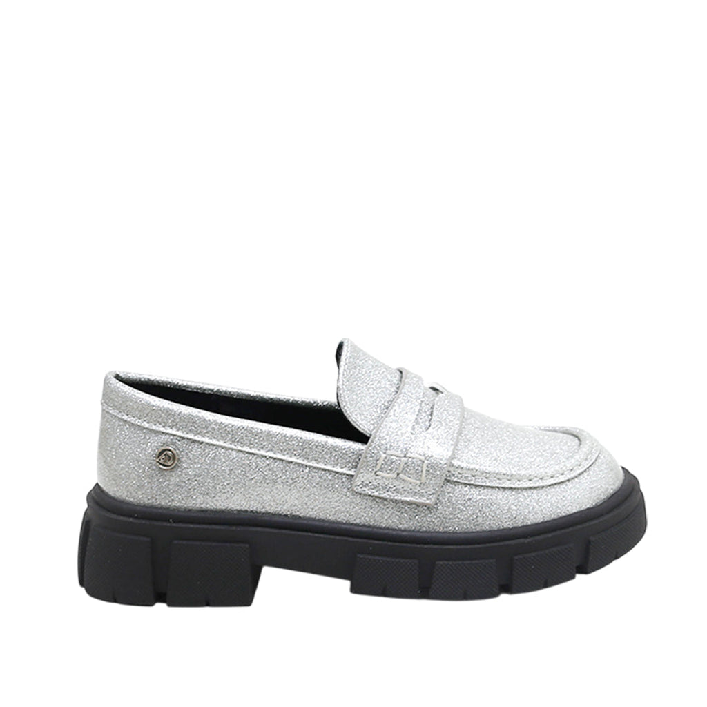 Mocasines Tianna color plateado