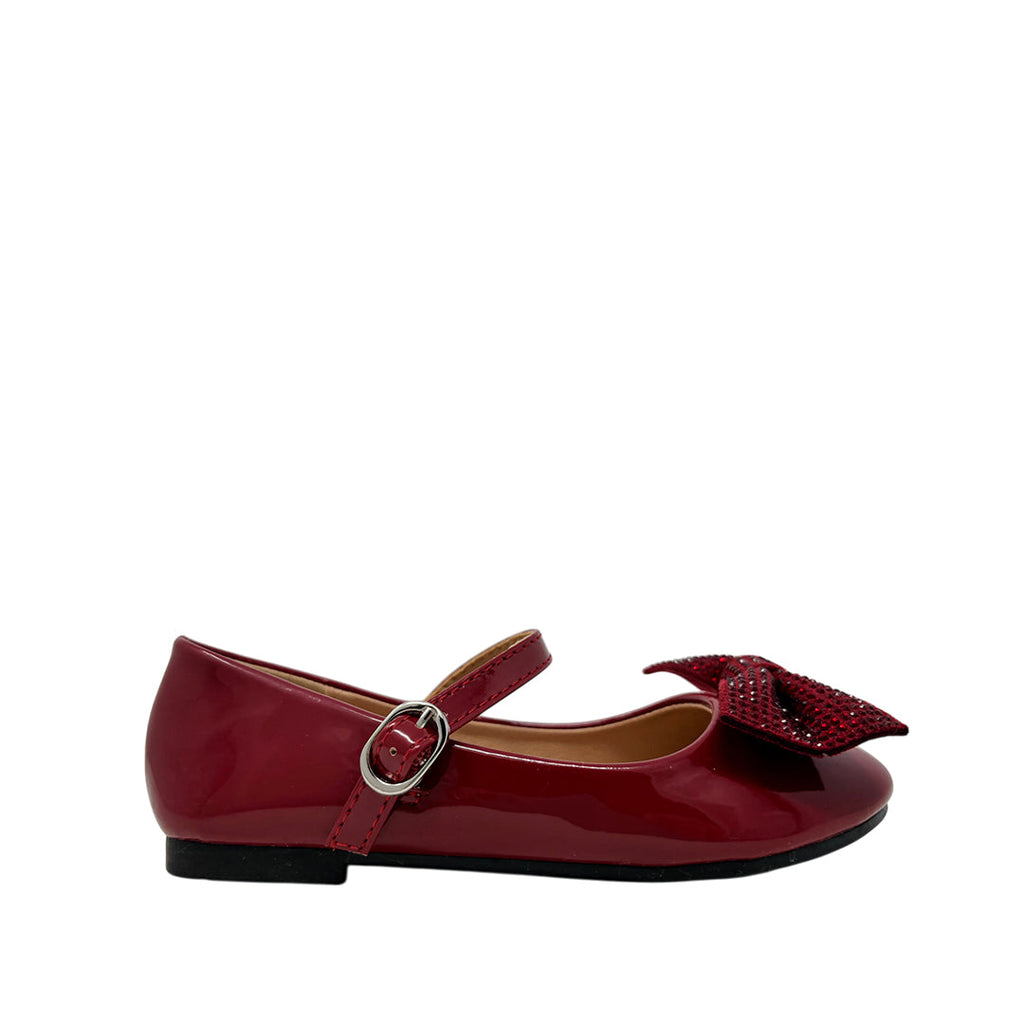 Ballerinas Valentina color burgundy