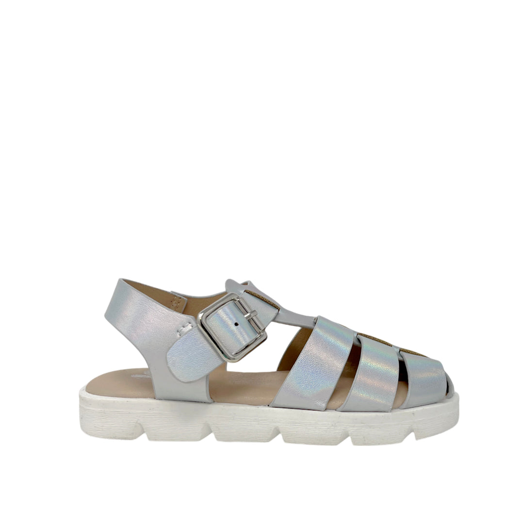 Sandalias Tally color plateado