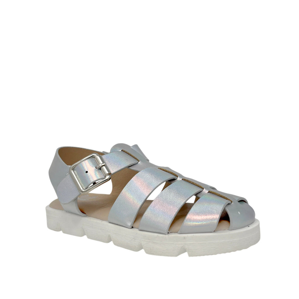 Sandalias Tally color plateado