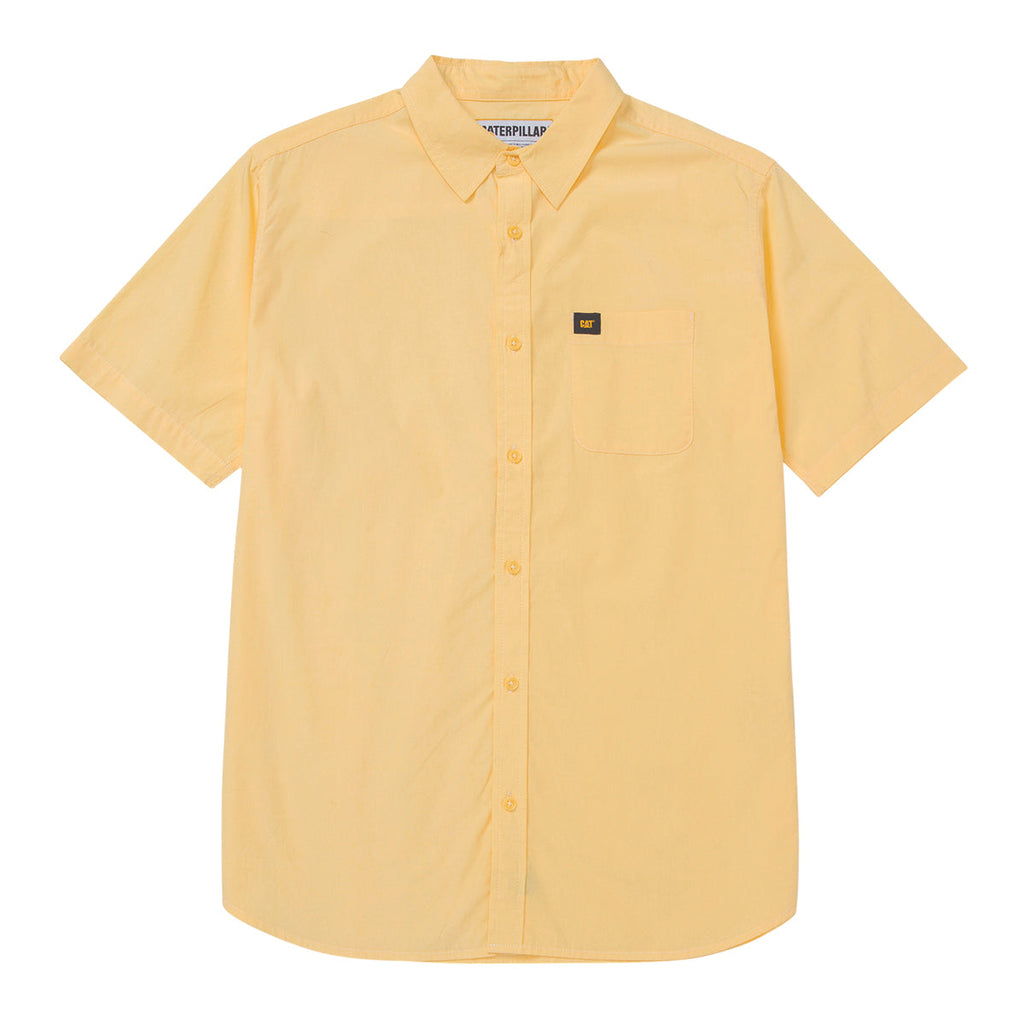 Camisa Poplin para hombre color amarillo