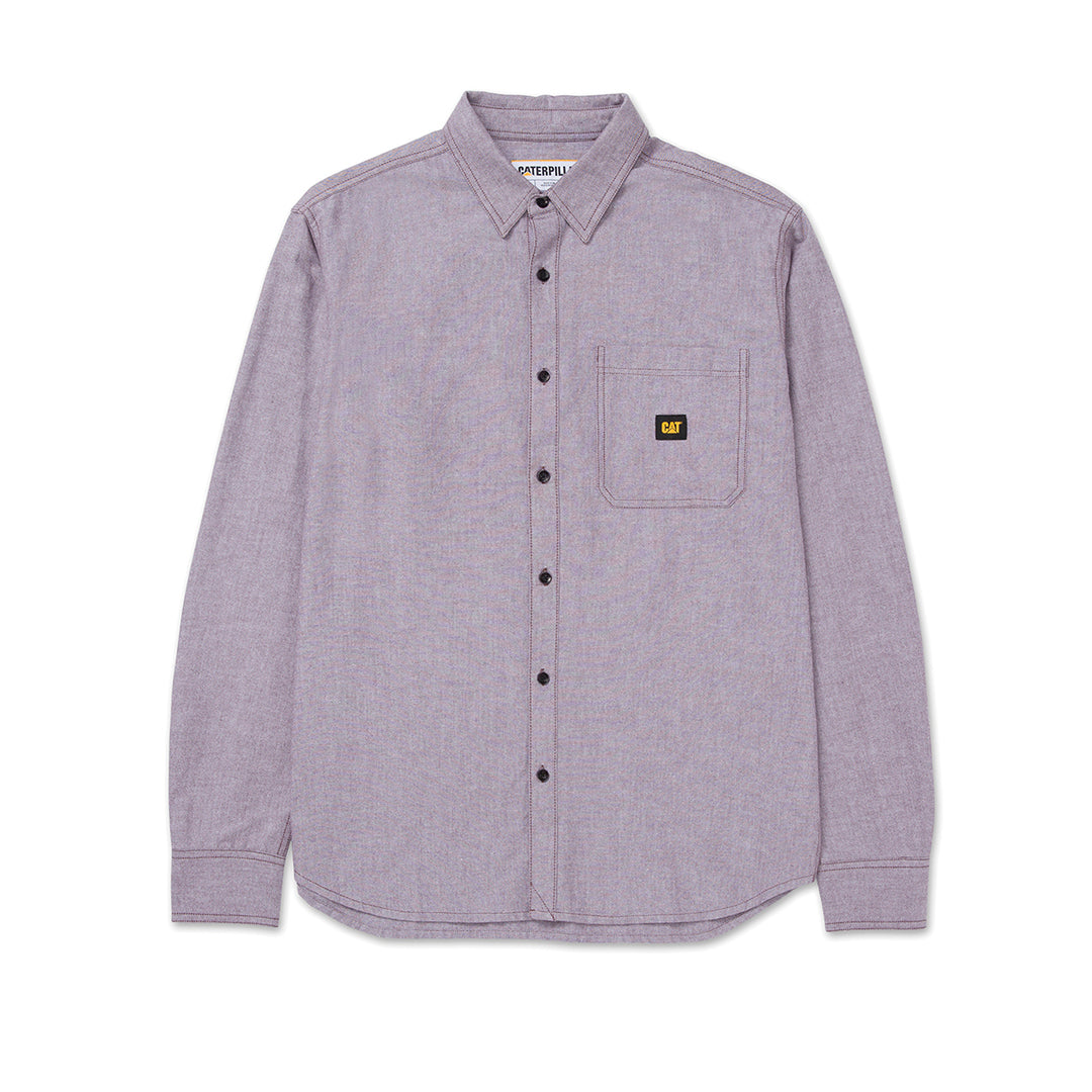 Camisa Oxford Relaxed para hombre color morado