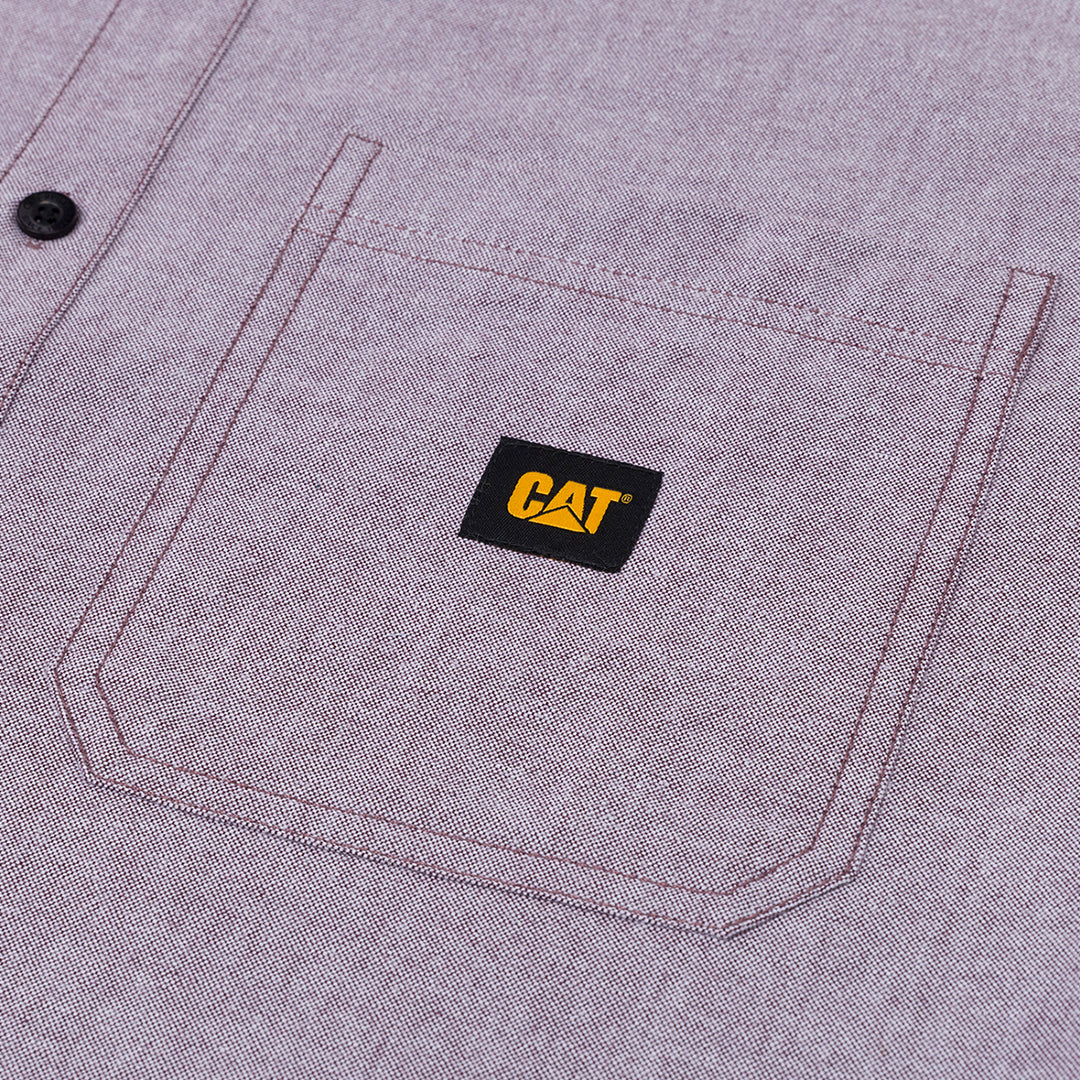 Camisa Oxford Relaxed para hombre color morado