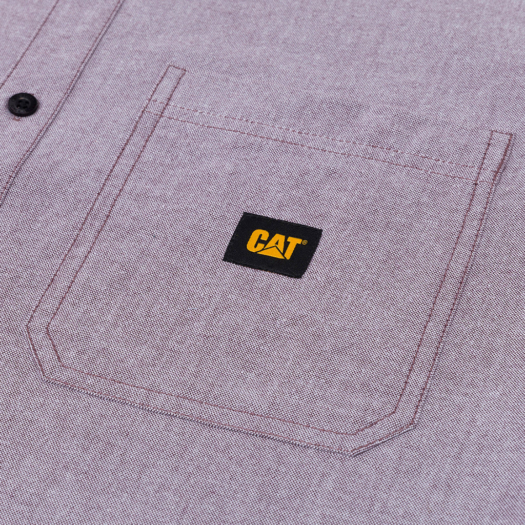Camisa Oxford Relaxed para hombre color morado