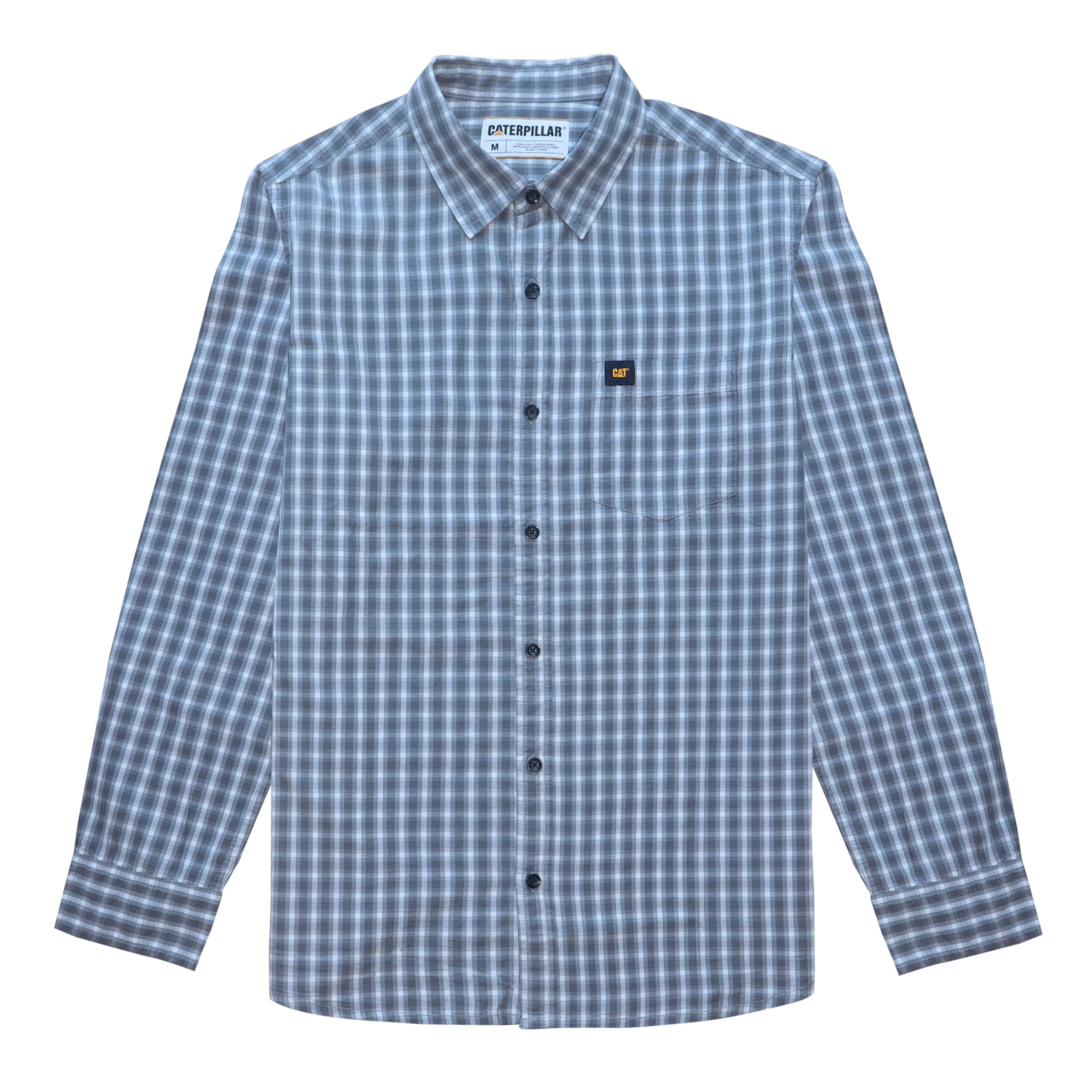 Camisa Poplin para hombre color gris