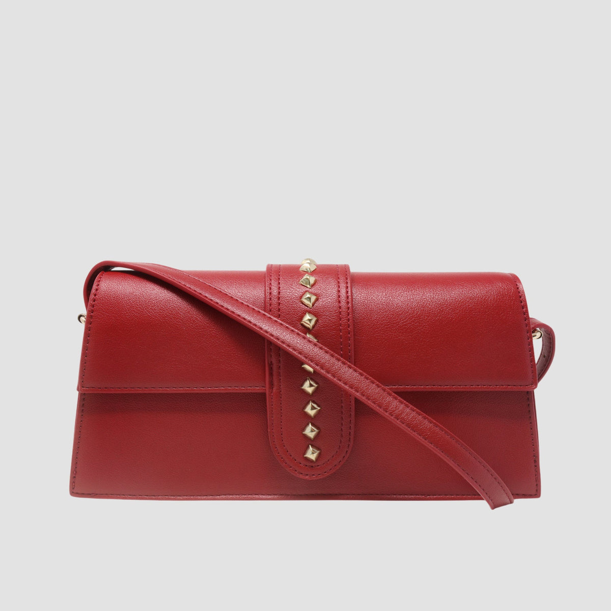 Cartera satchel Stella rojo