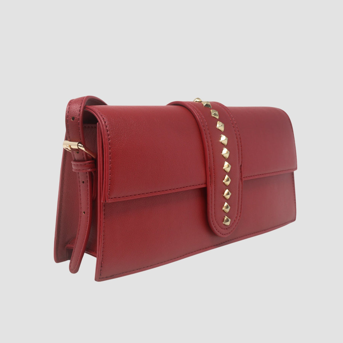 Cartera satchel Stella rojo