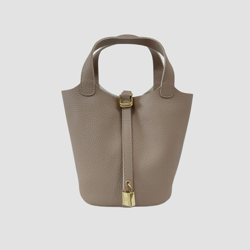 Cartera satchel Bucket taupe