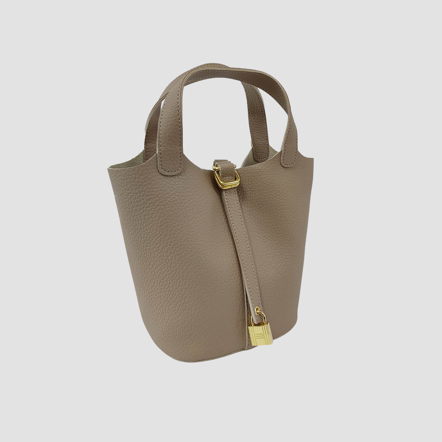 Cartera satchel Bucket taupe