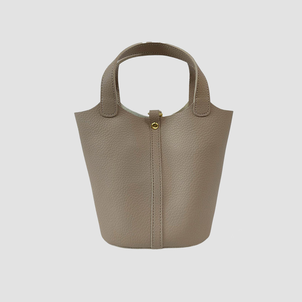 Cartera satchel Bucket taupe