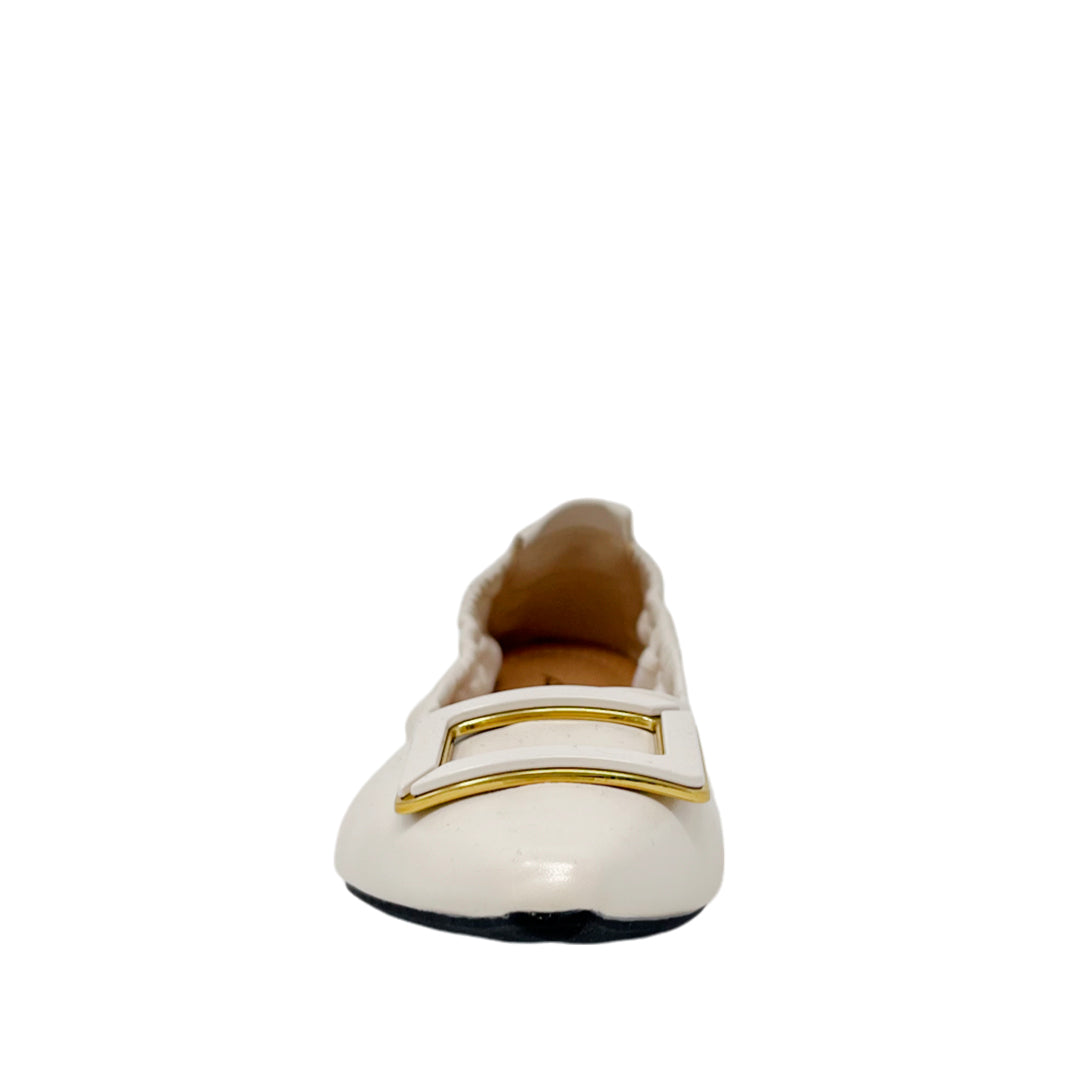 Ballerinas Zaira para mujer color blanco hueso