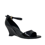 Sandalias de cuña Salma para mujer color negro