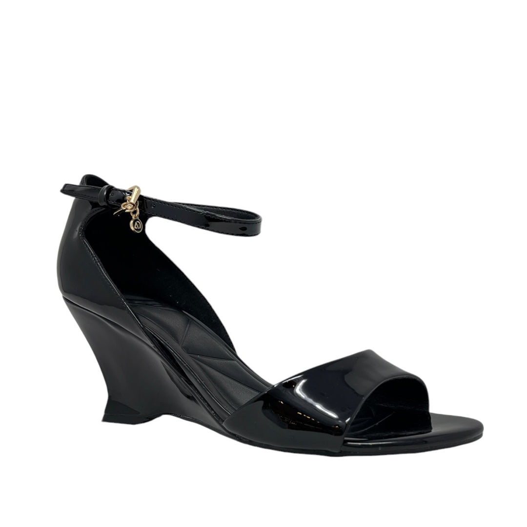 Sandalias de cuña Salma para mujer color negro