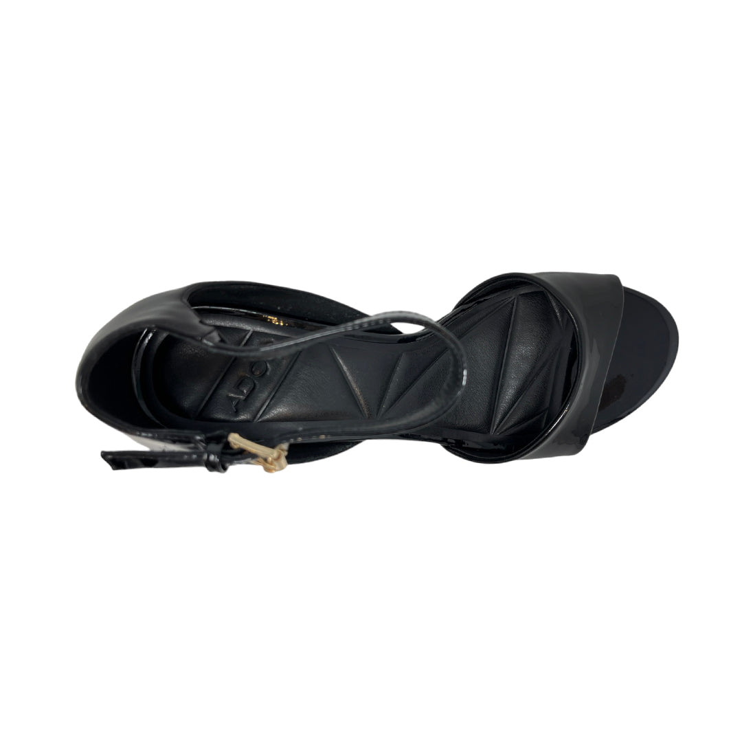 Sandalias de cuña Salma para mujer color negro