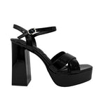 Sandalias de tacón Vivian color negro