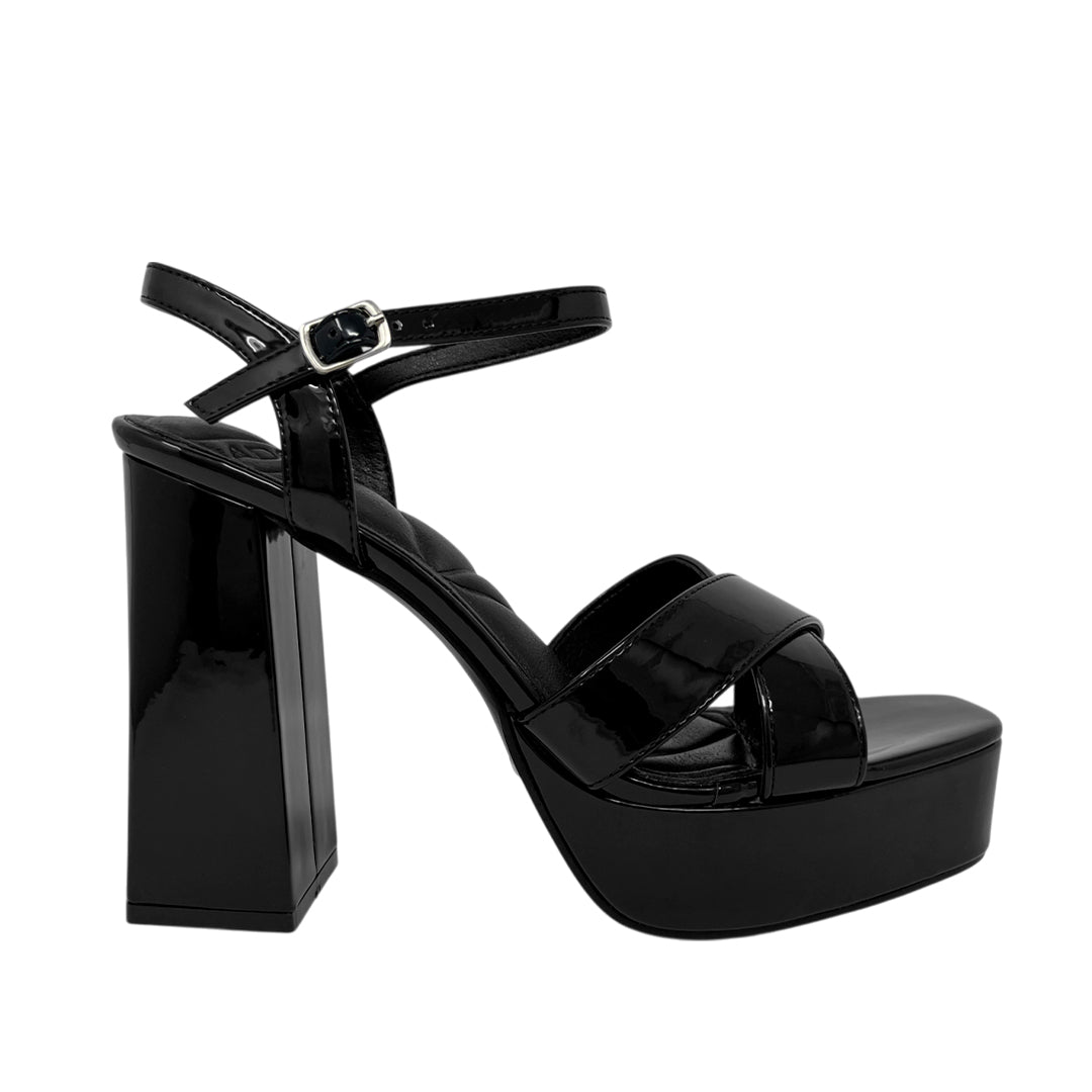 Sandalias de tacón Vivian color negro