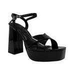 Sandalias de tacón Vivian color negro