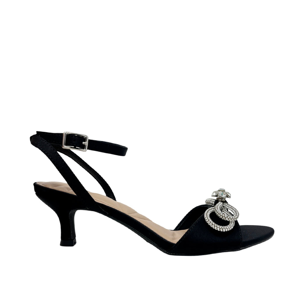 Sandalias de tacón Zoe para mujer color negro