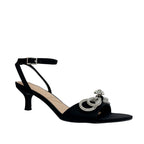Sandalias de tacón Zoe para mujer color negro