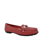 Mocasines Olindo para mujer color rojo