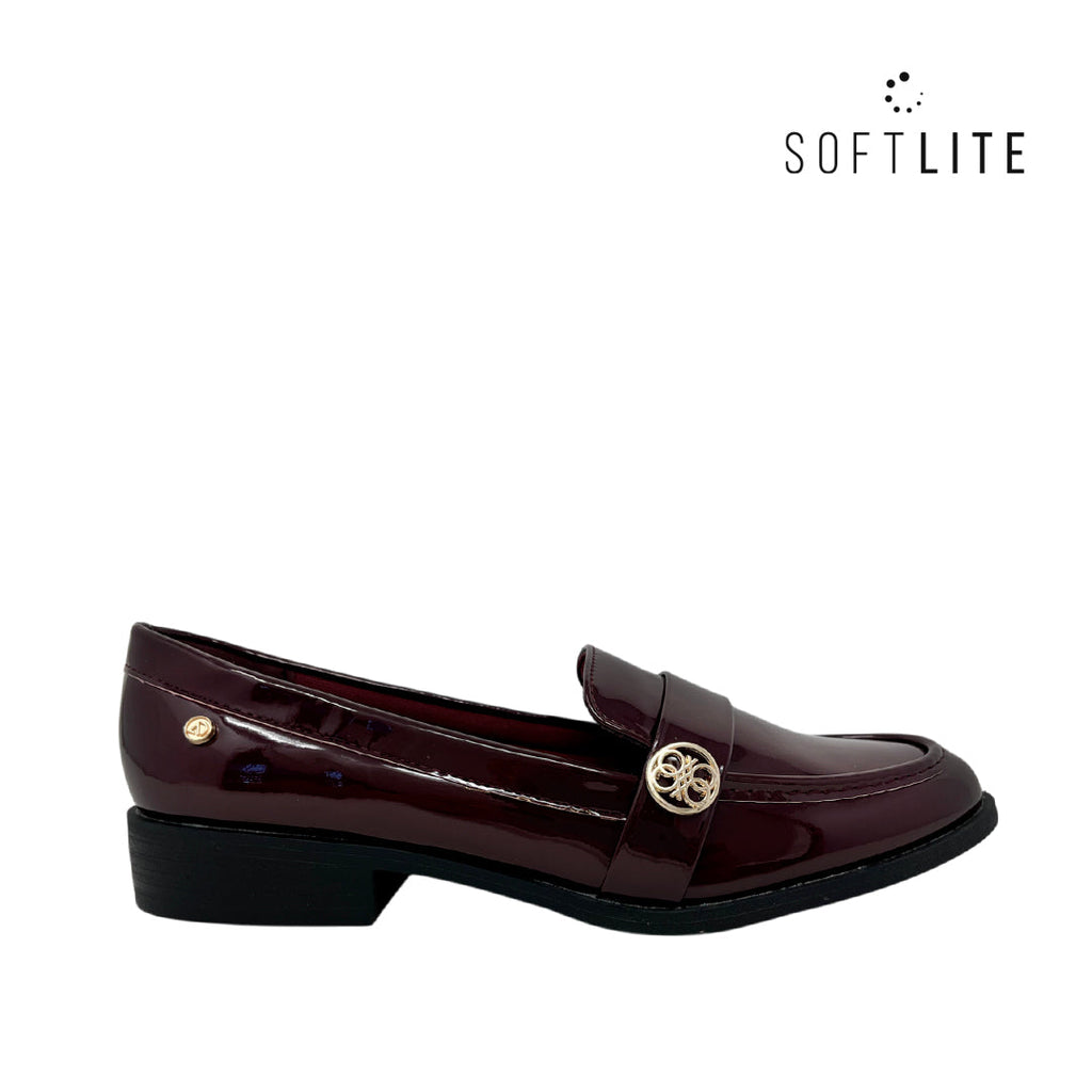 Mocasines Thilda color burgundy