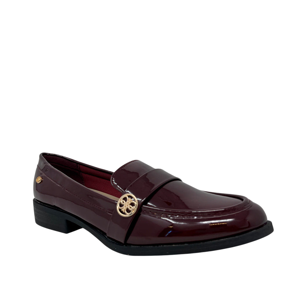 Mocasines Thilda color burgundy