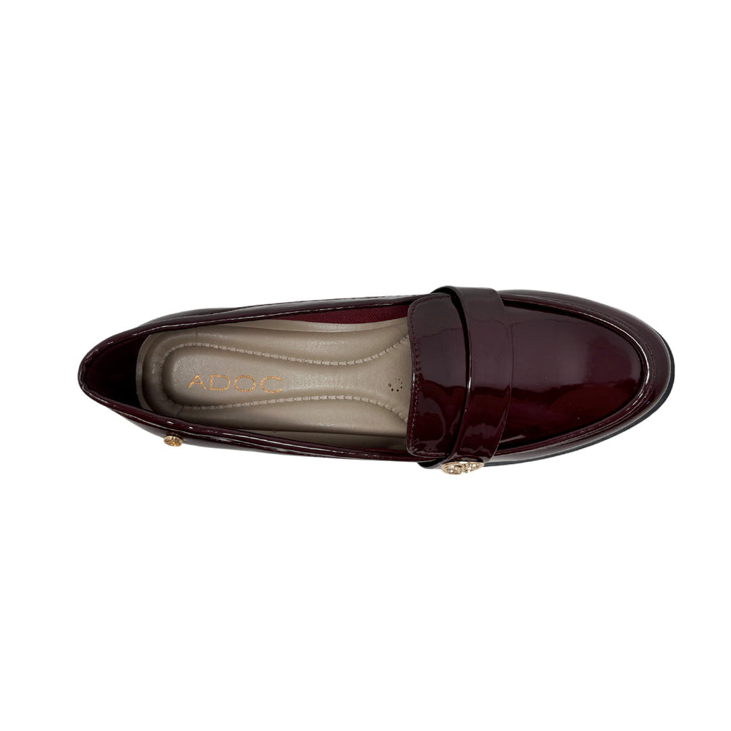 Mocasines Thilda color burgundy