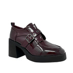 Mocasines con tacón Tabitha color burgundy